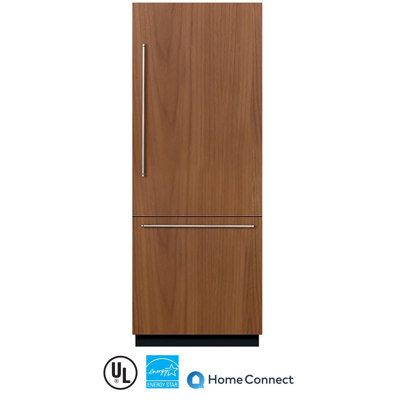 Bosch 30-inch, 16 cu.ft. Built-in Bottom Freezer Refrigerator with Home Connect? B30IB905SP