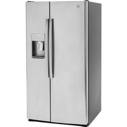 GE Profile 36-inch, 28.2 cu. ft. Side-by-Side Refrigerator with Ice and Water PSS28KYHFS