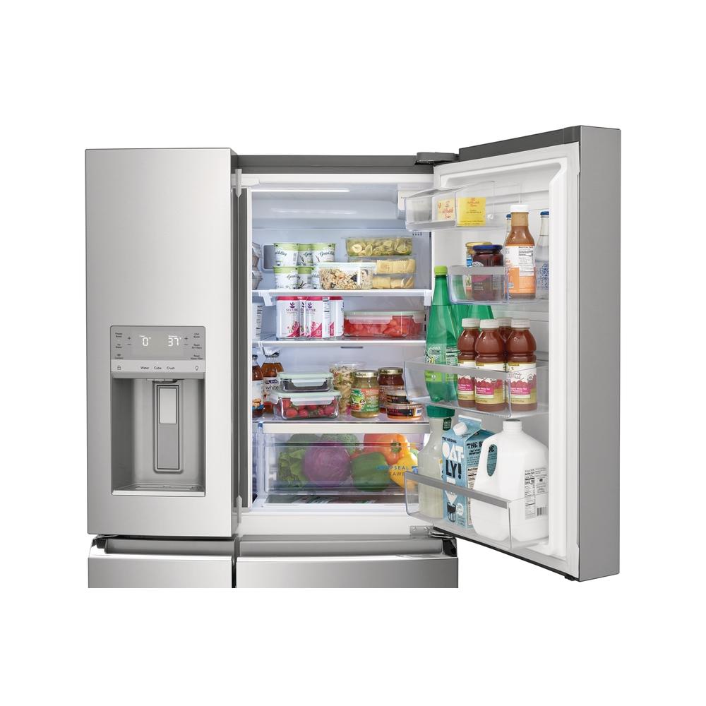 Frigidaire Gallery 36-inch, 21.8 cu.ft. Counter-Depth French 4-Door Refrigerator with External Water and Ice Dispensing System GRQC2255AF