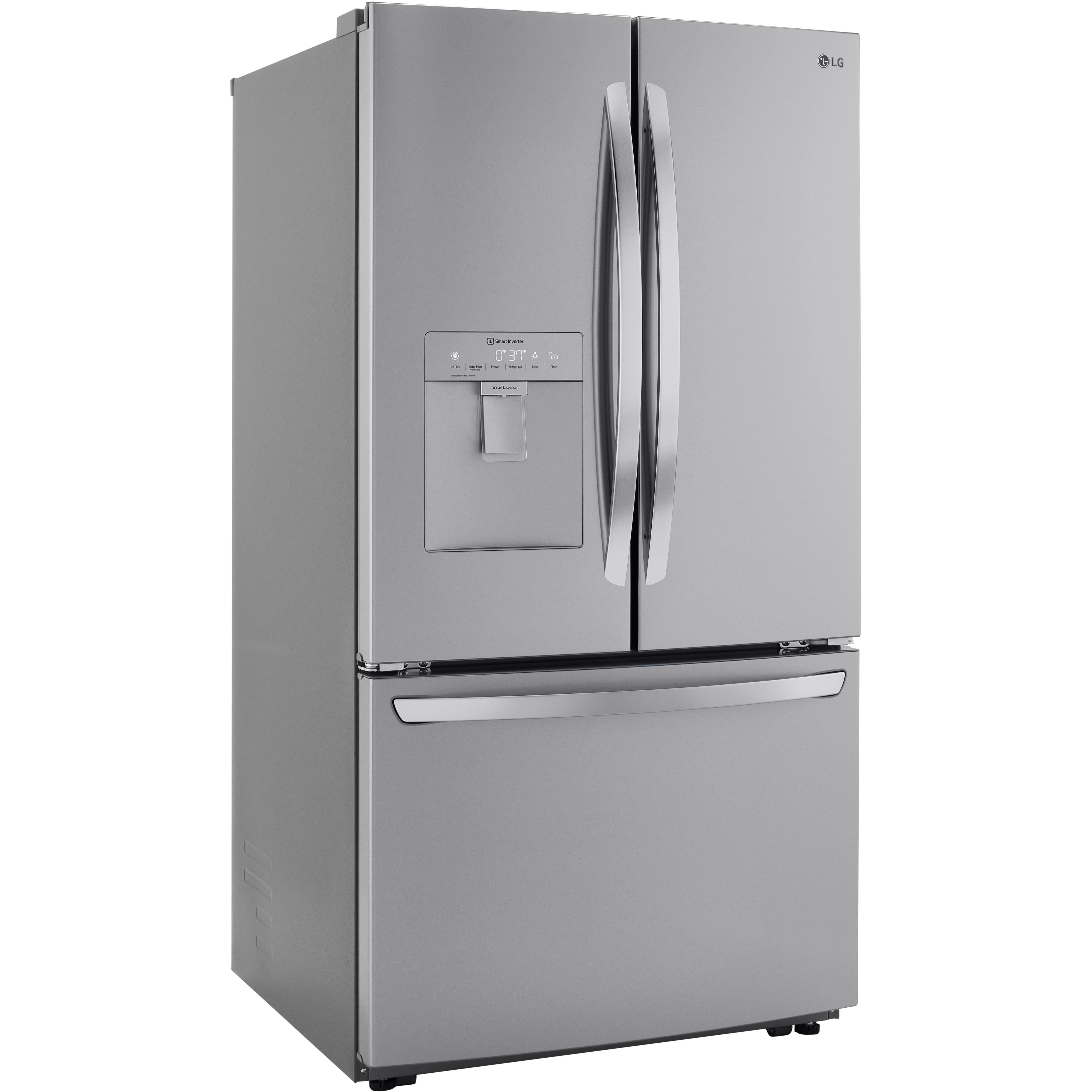 LG 36-inch, 29 cu.ft. Freestanding French 3-Door Refrigerator with Multi-Air Flow? Technology LRFWS2906S