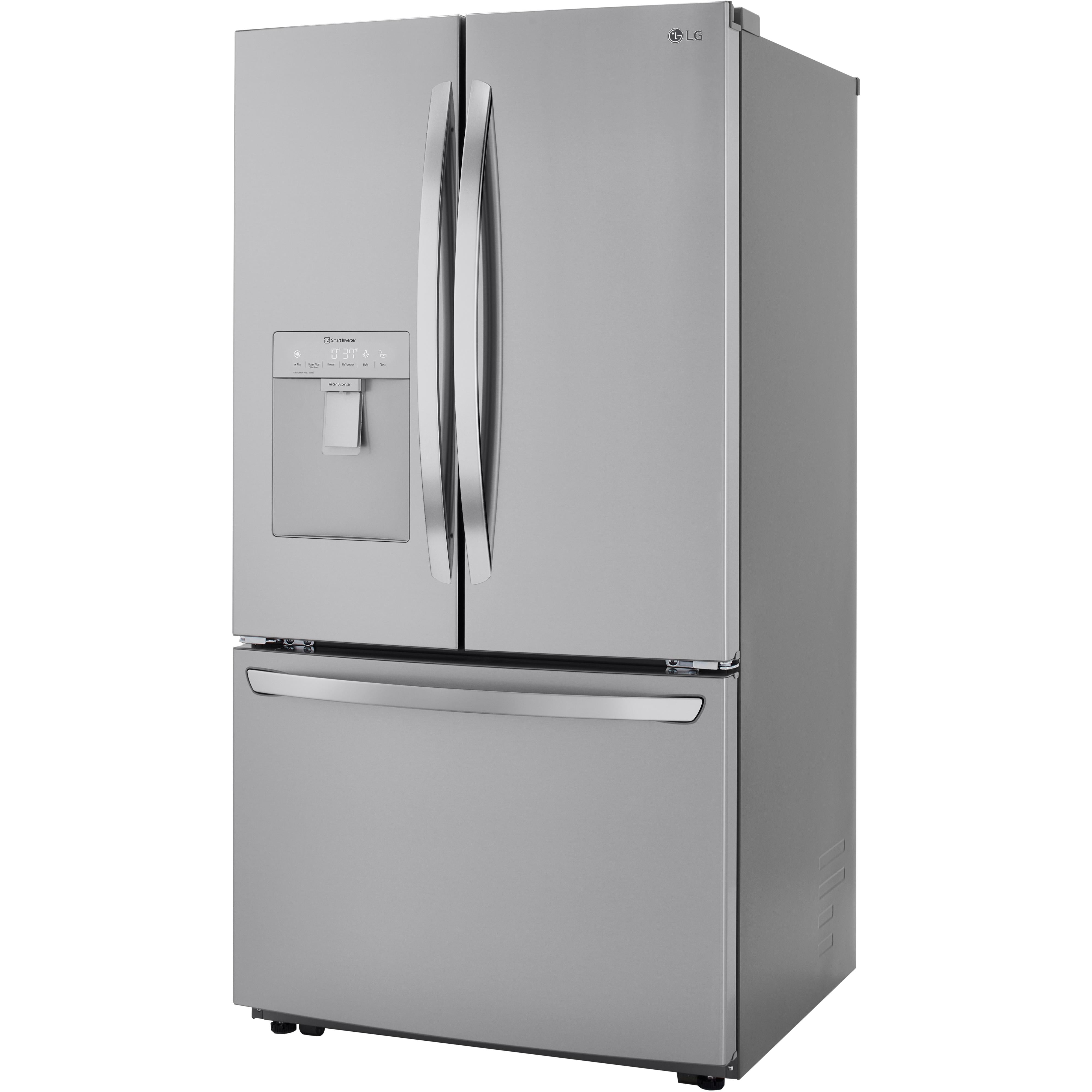 LG 36-inch, 29 cu.ft. Freestanding French 3-Door Refrigerator with Multi-Air Flow? Technology LRFWS2906S