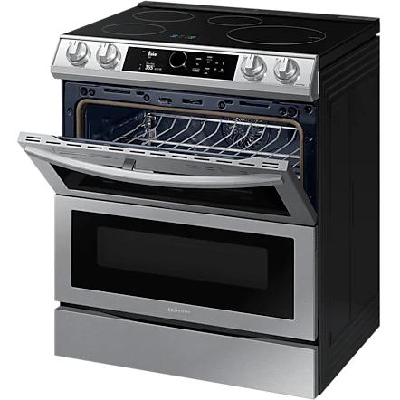 Samsung 30-inch Slide-in Electric Induction Range with WI-FI Connect NE63T8951SS/AA