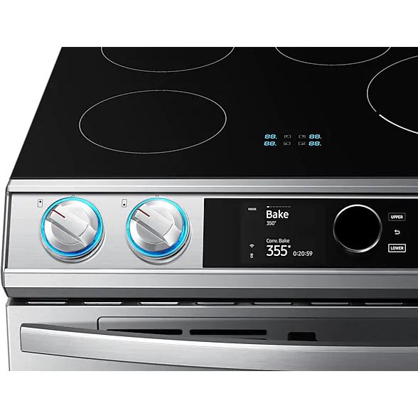 Samsung 30-inch Slide-in Electric Induction Range with WI-FI Connect NE63T8951SS/AA