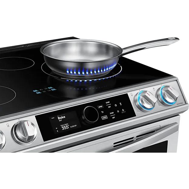 Samsung 30-inch Slide-in Electric Induction Range with WI-FI Connect NE63T8951SS/AA