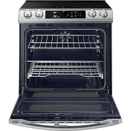 Samsung 30-inch Slide-in Electric Induction Range with WI-FI Connect NE63T8951SS/AA