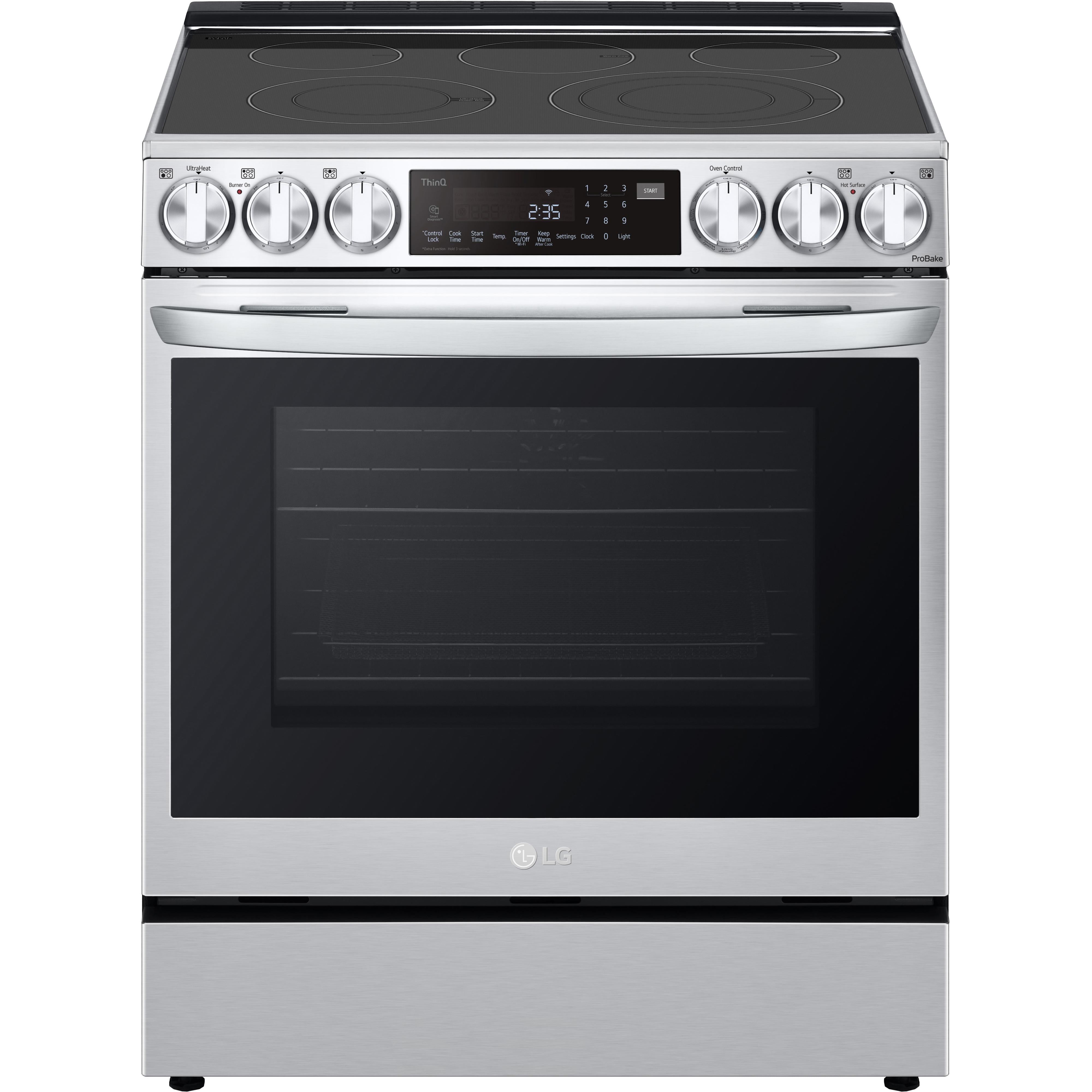 LG 30-inch Slide-In Electric Range with Air Fry LSEL6335F