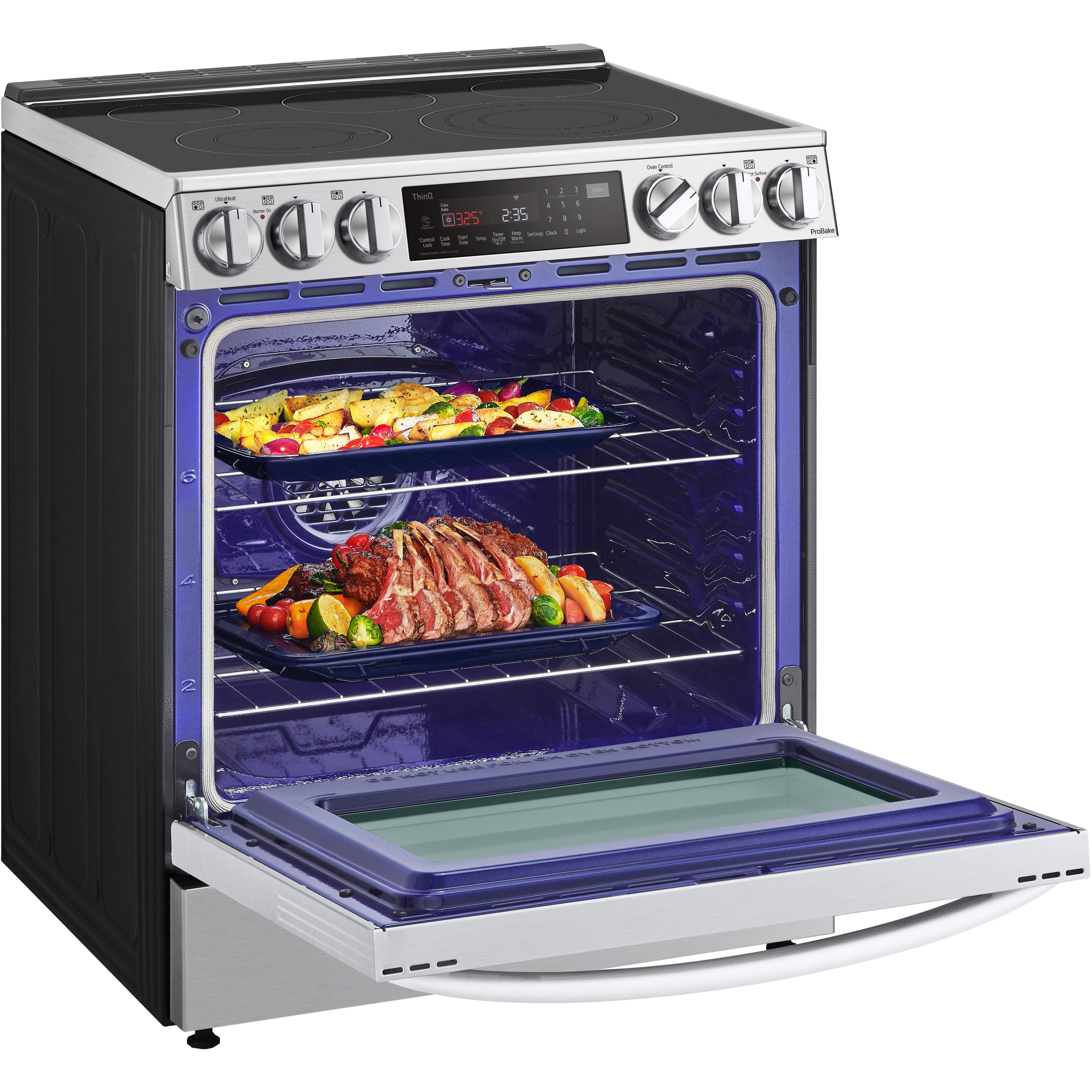 LG 30-inch Slide-In Electric Range with Air Fry LSEL6335F