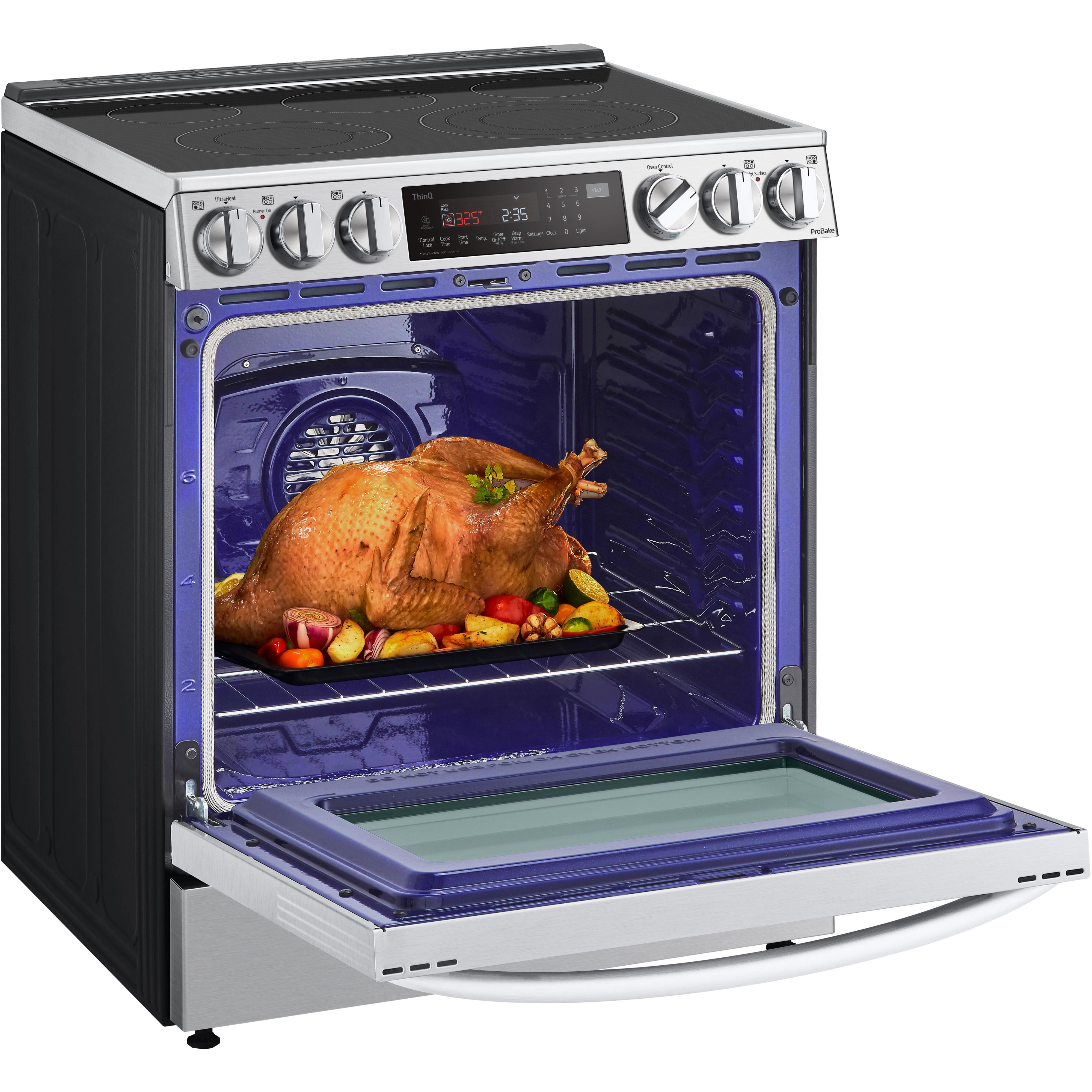 LG 30-inch Slide-In Electric Range with Air Fry LSEL6335F