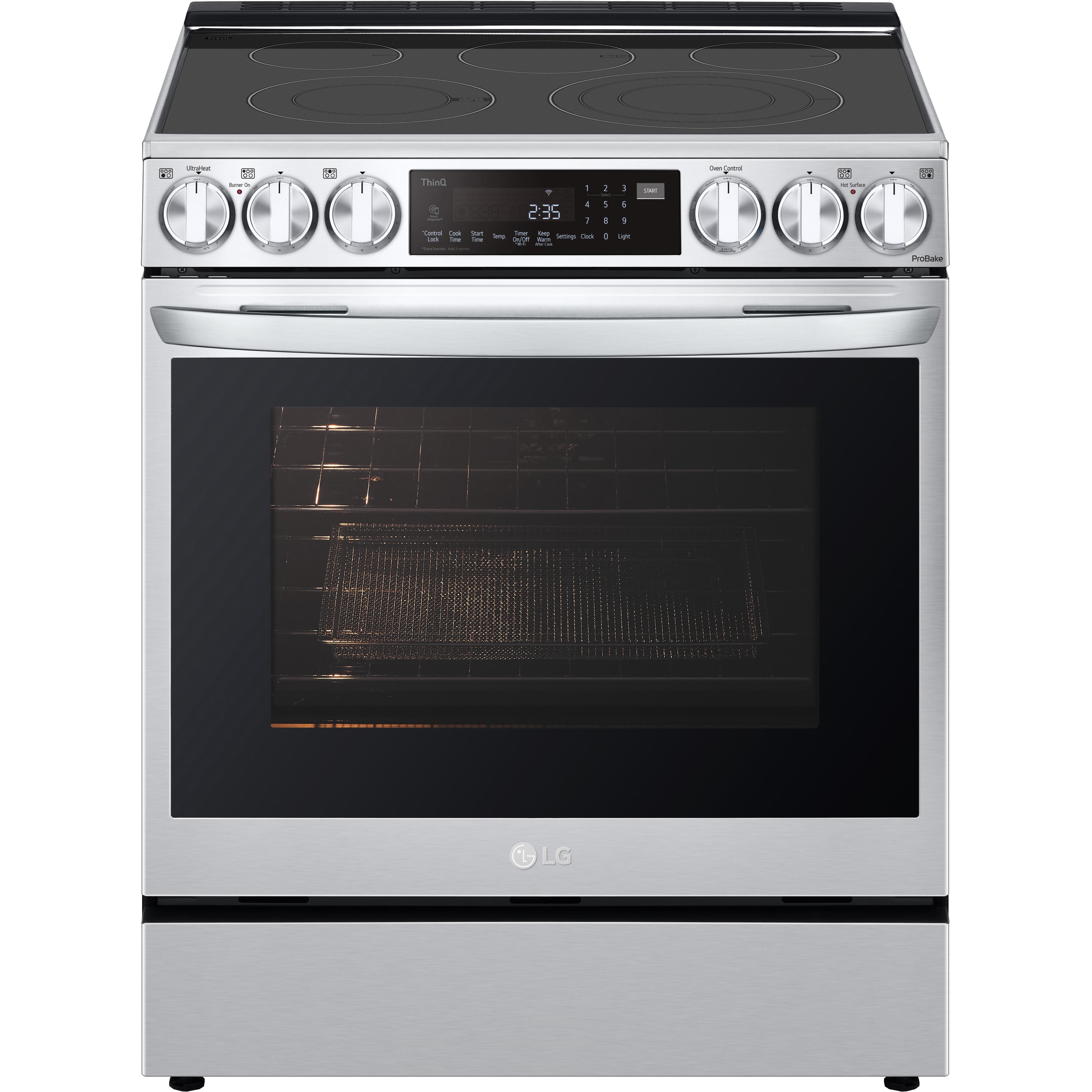 LG 30-inch Slide-In Electric Range with Air Fry LSEL6335F