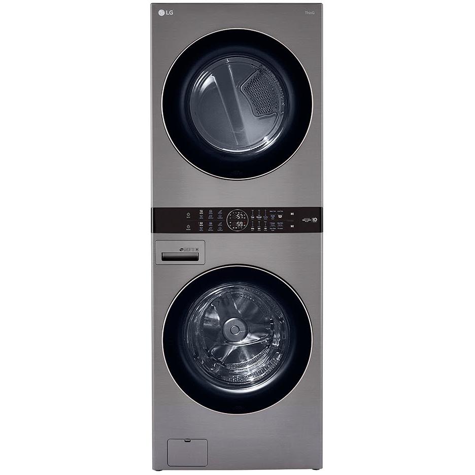 LG Stacked Washer/Dryer Electric Laundry Center with Center Control? WKE100HVA