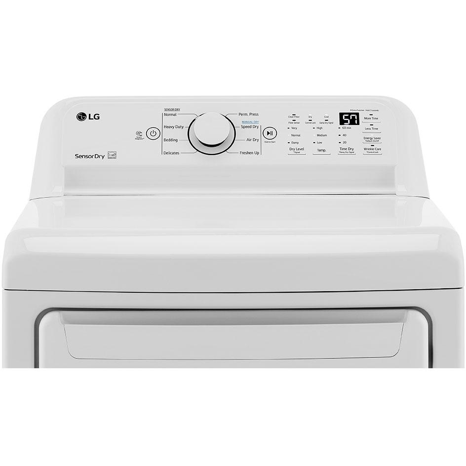 LG 7.3 cu.ft. Gas Dryer with Sensor Dry Technology DLG7001W