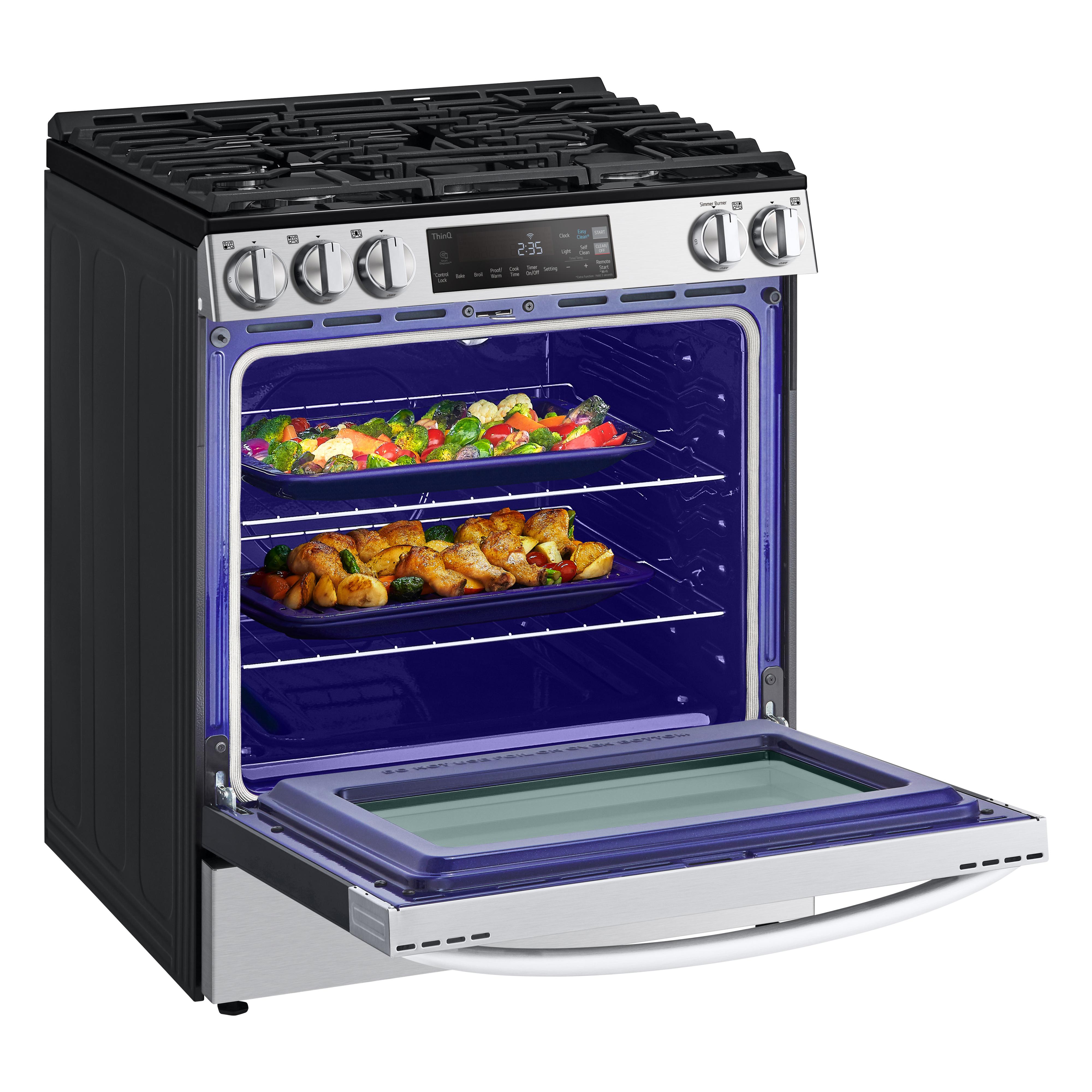 LG 30-inch Slide-in Gas Range with EasyClean? LSGL5831F