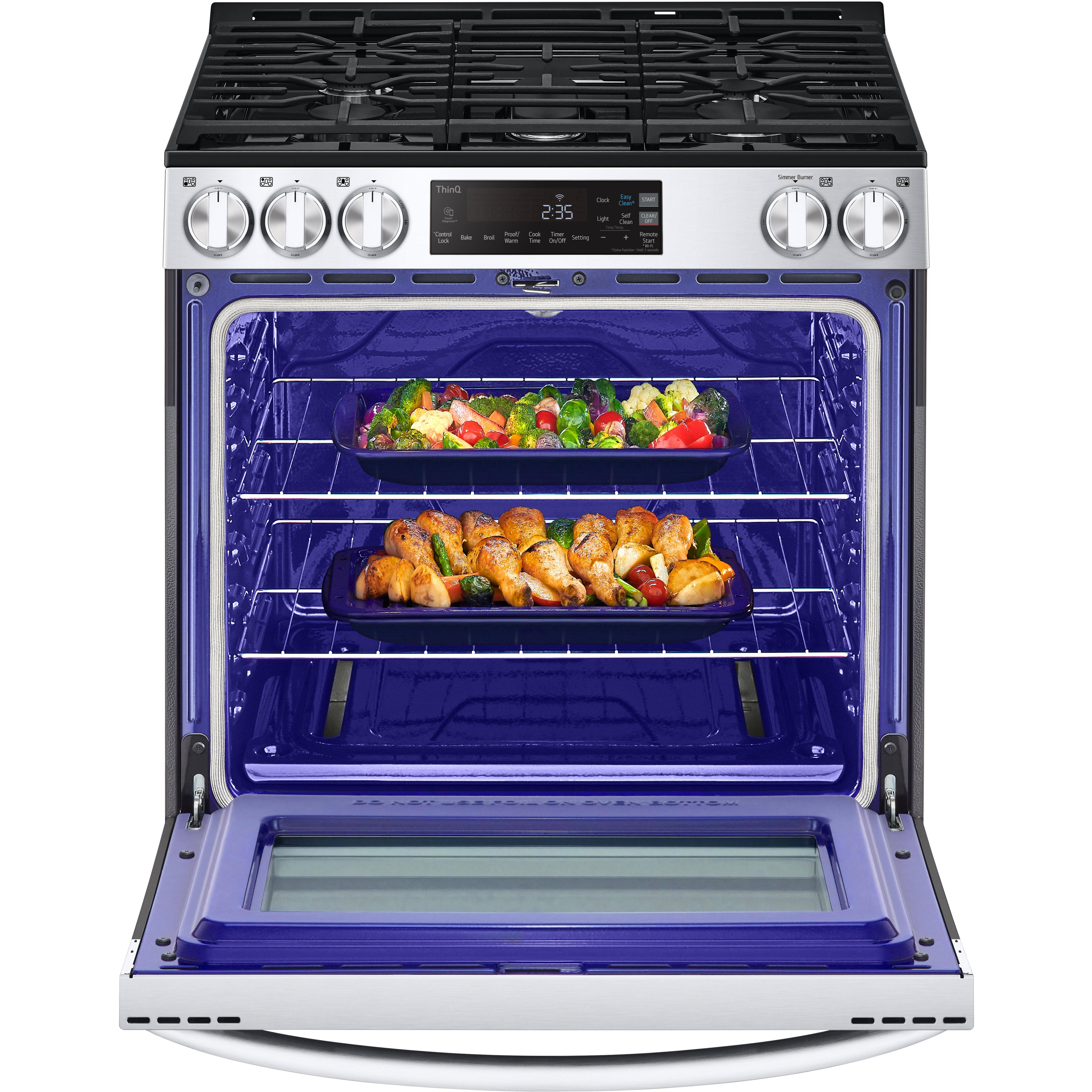 LG 30-inch Slide-in Gas Range with EasyClean? LSGL5831F