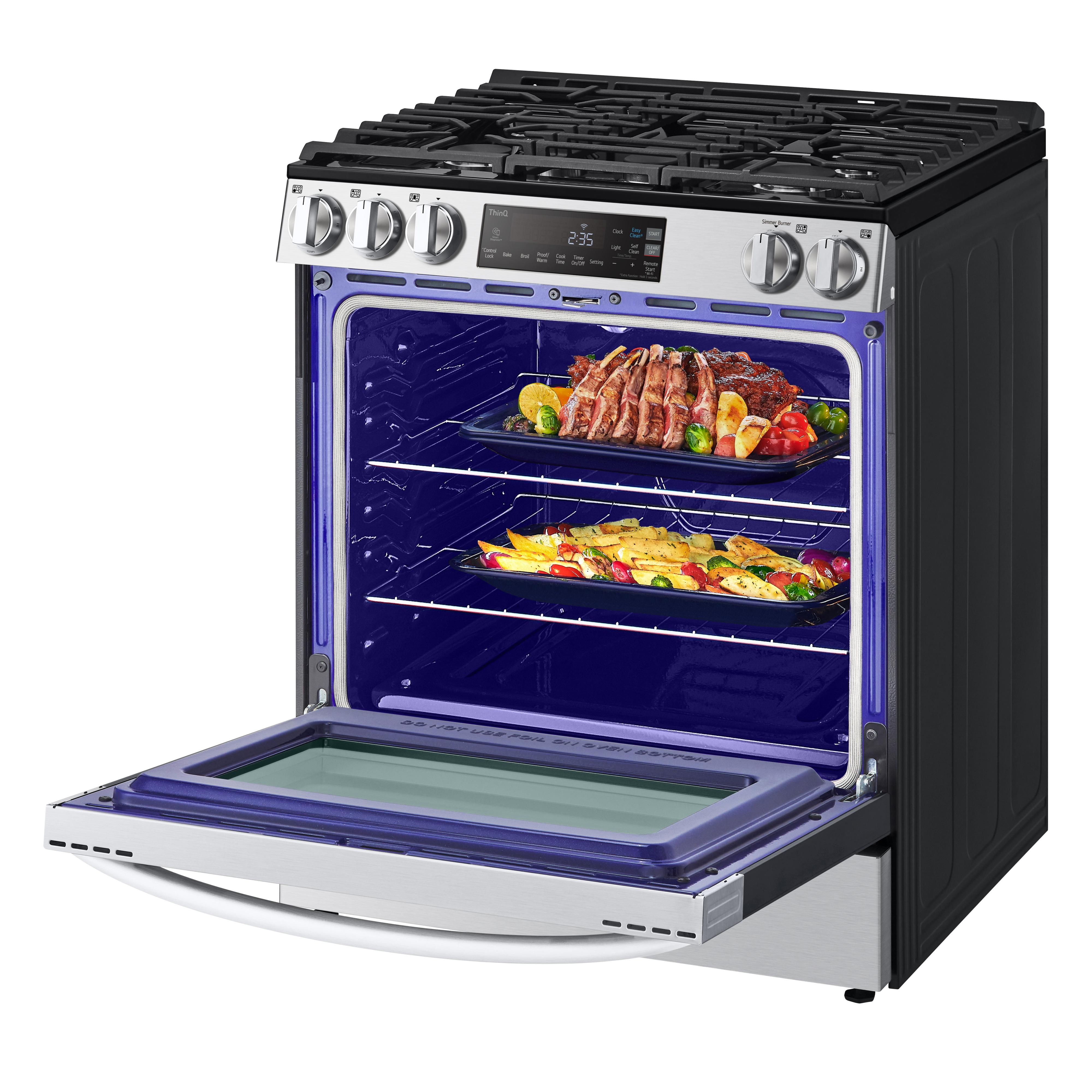 LG 30-inch Slide-in Gas Range with EasyClean? LSGL5831F