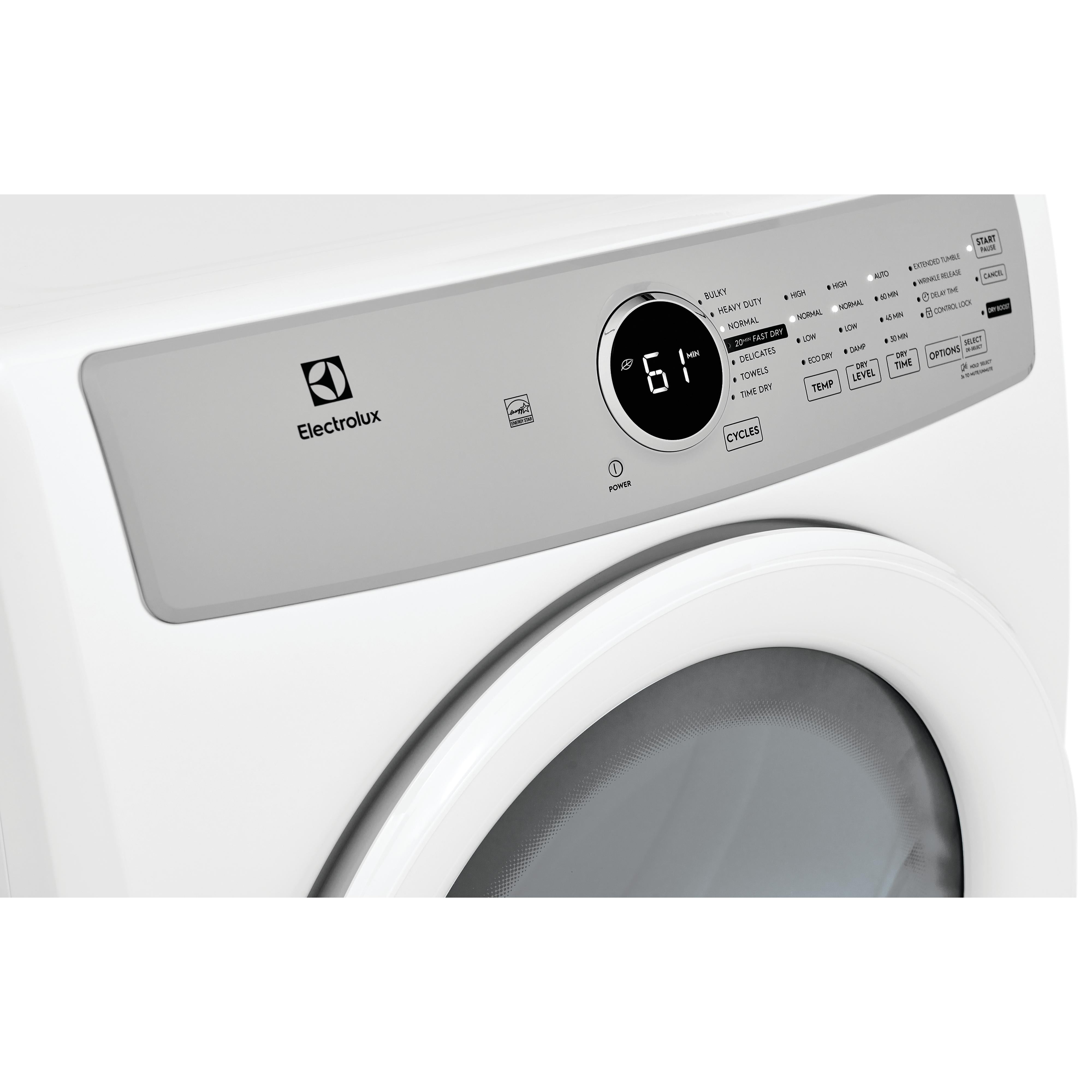 Electrolux 8.0 cu.ft. Gas Dryer with 7 Dry Programs ELFG7337AW