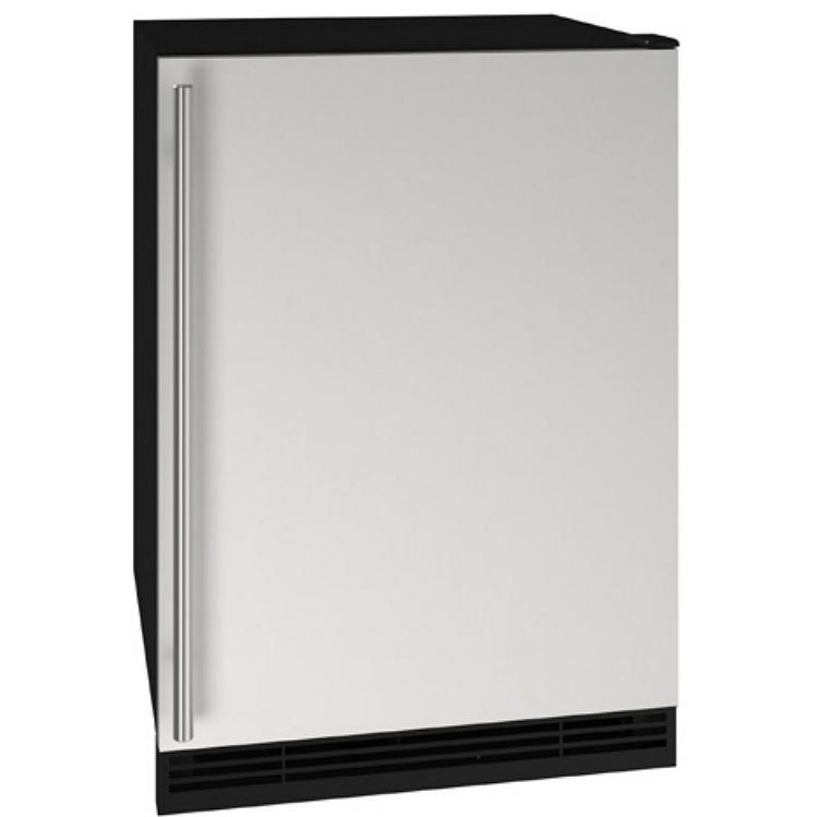 U-Line 24-inch, 4.2 cu.ft. Freestanding Compact Refrigerator with LED Lighting UHRF124-WS01A