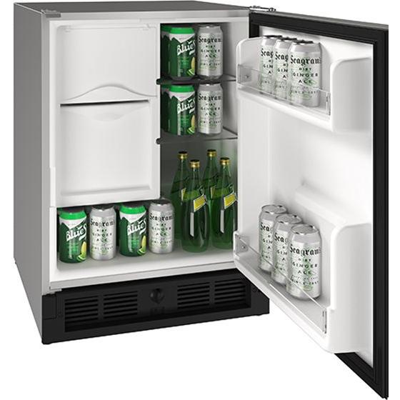 U-Line Marine 21in 3.4cuft Outdoor 230V All Refrigerator with Ice Maker UMRI121-WS02A