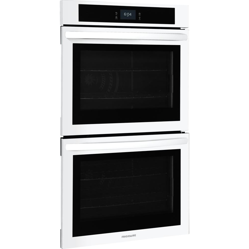 Frigidaire 30-inch Double Electric Wall Oven with Fan Convection FCWD3027AW