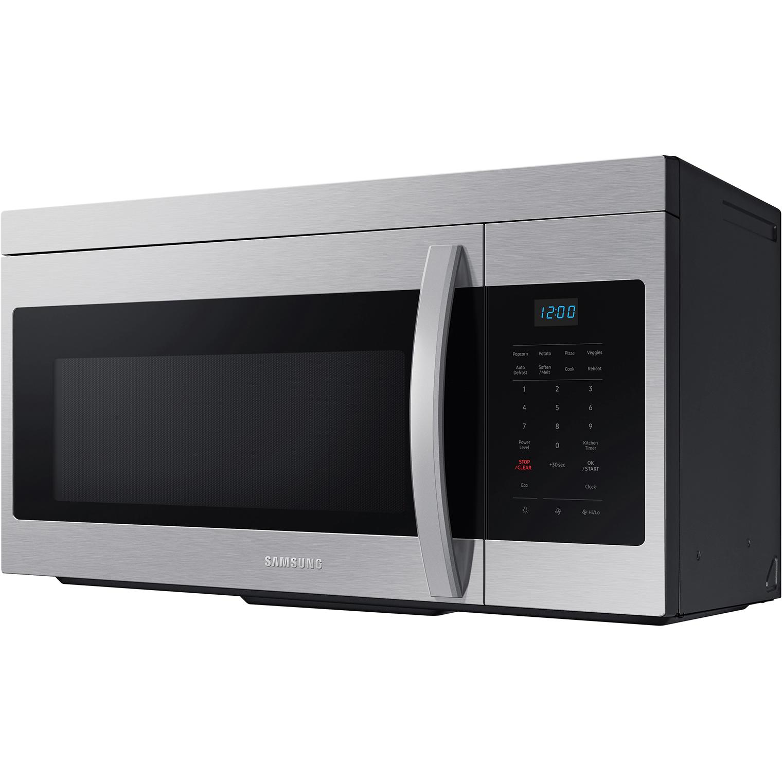 Samsung 30-inch, 1.6 cu.ft. Over-the-Range Microwave Oven with LED Display ME16A4021AS/AA