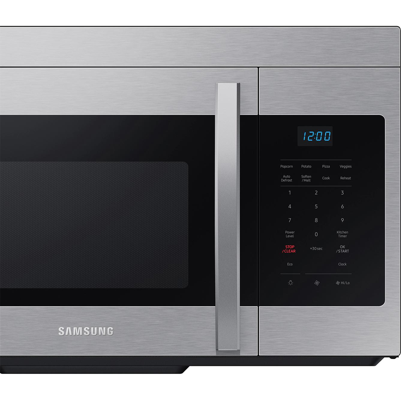 Samsung 30-inch, 1.6 cu.ft. Over-the-Range Microwave Oven with LED Display ME16A4021AS/AA