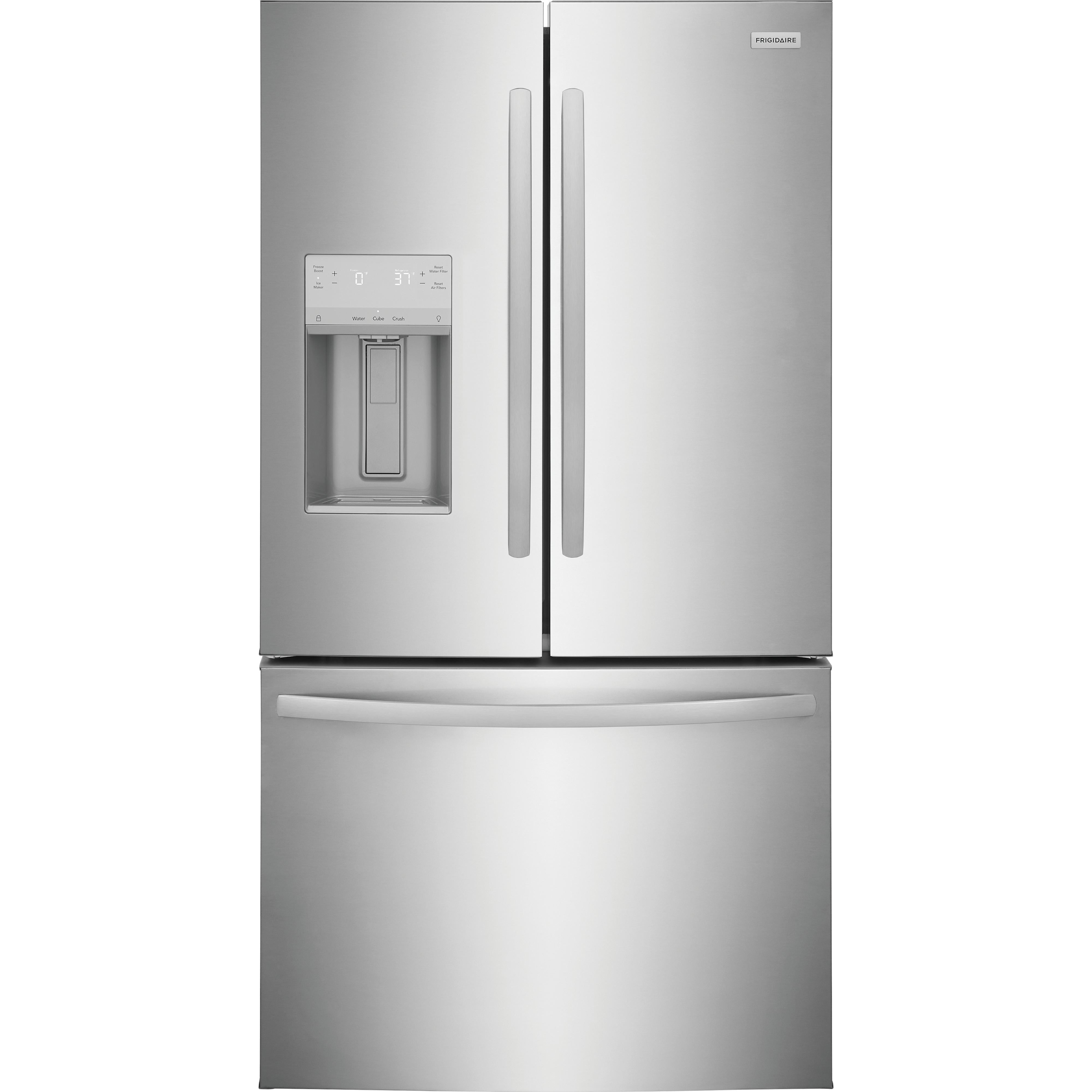 Frigidaire 36-inch, 27.8 cu. ft. French 3-Door Refrigerator with Dispenser FRFS2823AS