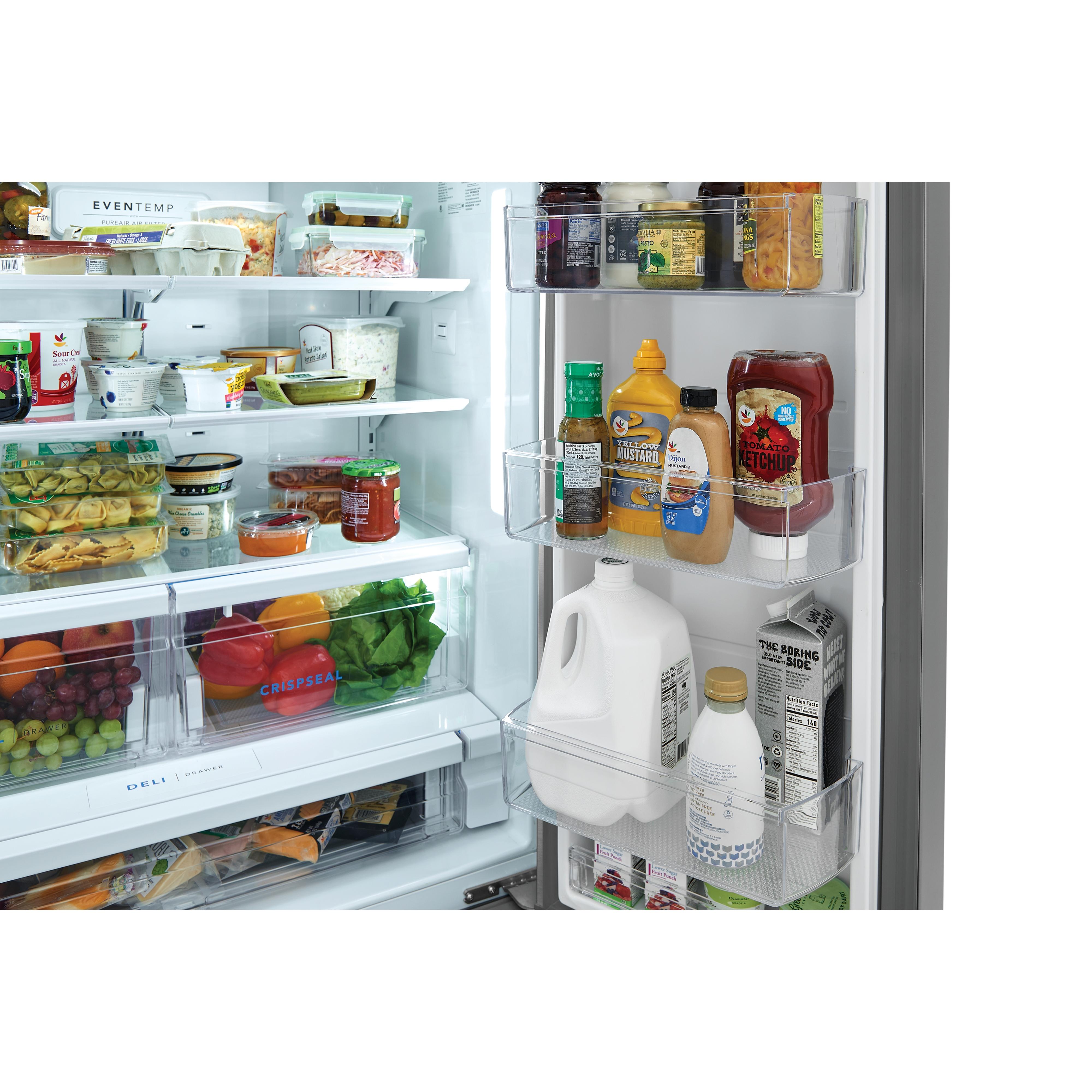 Frigidaire 36-inch, 27.8 cu. ft. French 3-Door Refrigerator with Dispenser FRFS2823AS