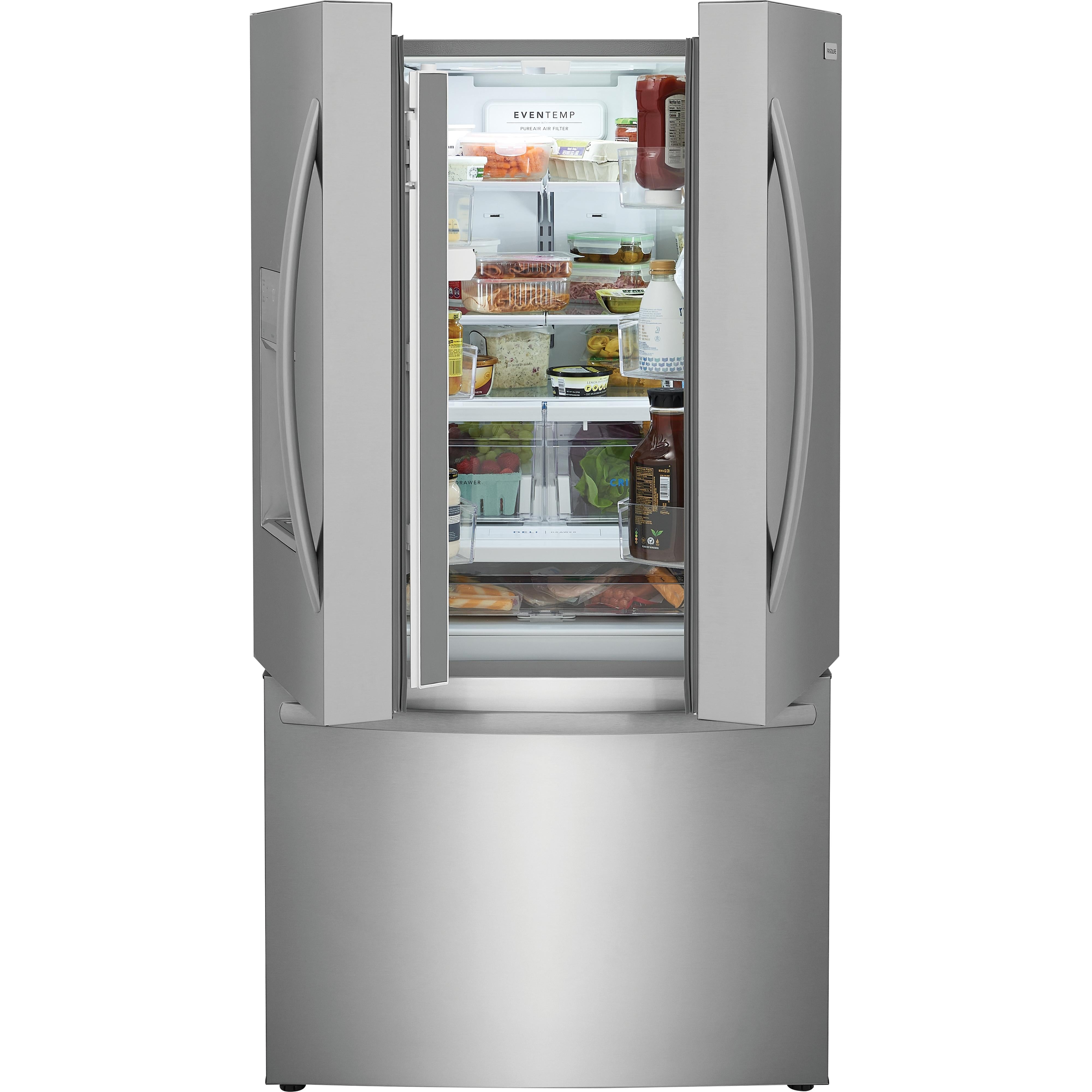 Frigidaire 36-inch, 22.6 cu. ft. French 3-Door Refrigerator with Dispenser FRFC2323AS