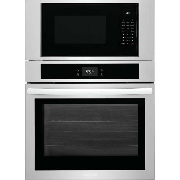 Frigidaire 30-inch built-in Microwave Combination Wall Oven with Convection Technology FCWM3027AB