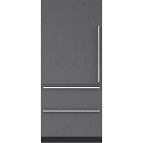 Sub-Zero 36-inch Built-in Bottom Freezer Refrigerator with Ice Maker DET3650CI/L