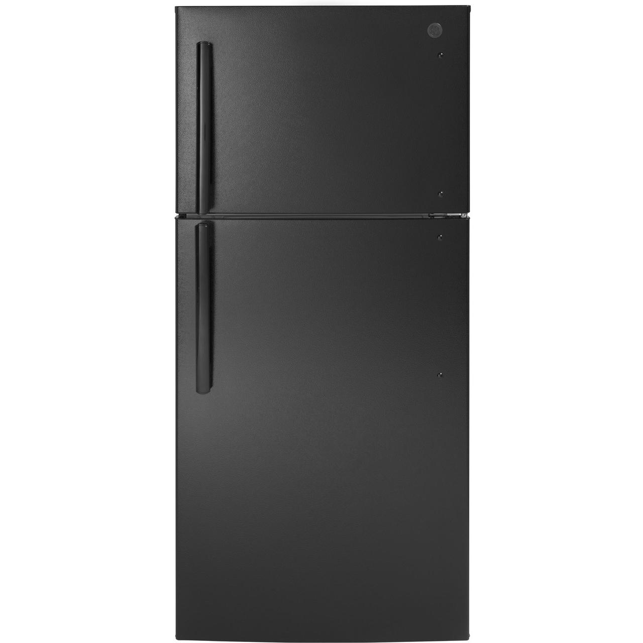 GE 30-inch, 18.3 cu.ft. Freestanding Top Freezer Refrigerator with LED Lighting GTE18MTRRBB