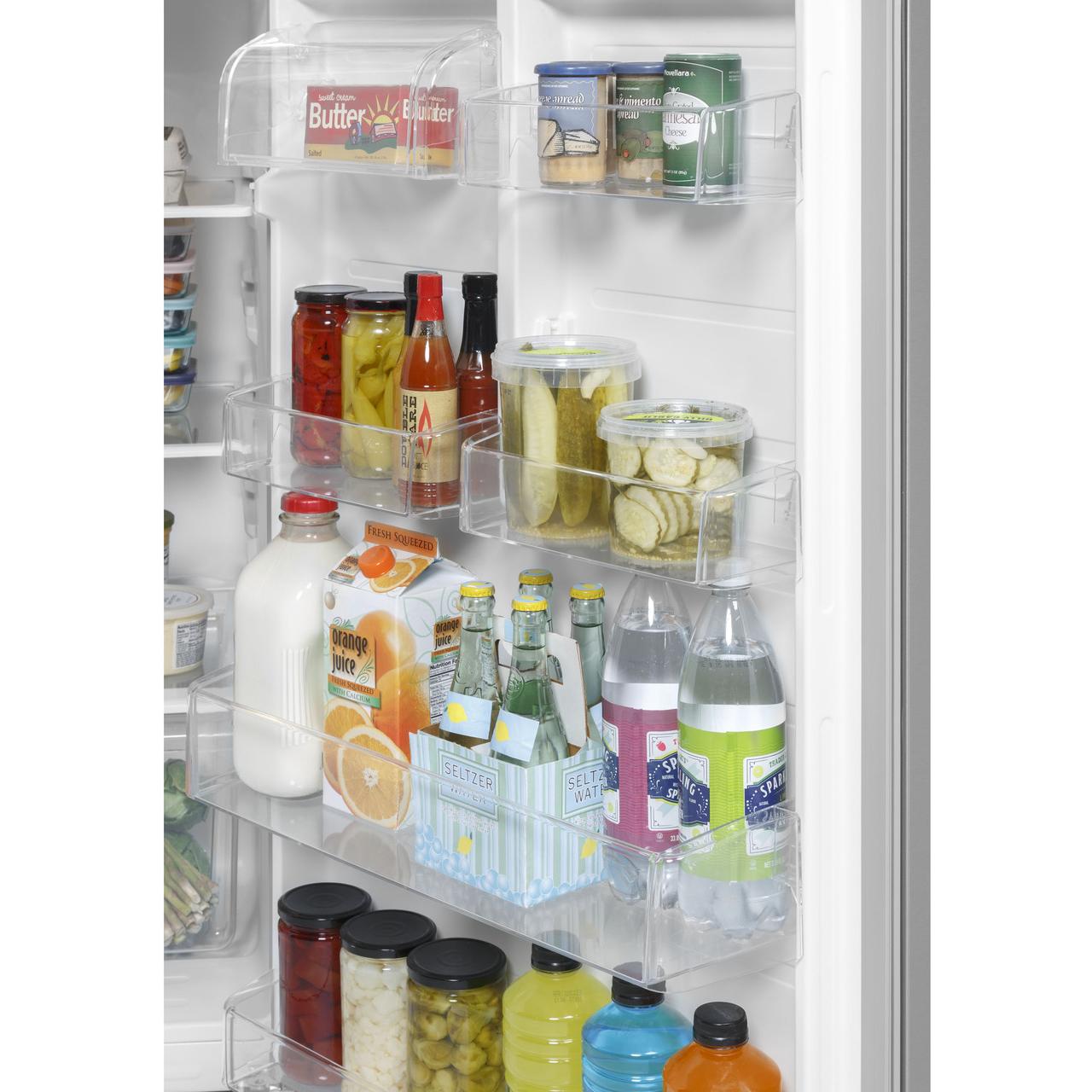 GE 30-inch, 18.3 cu.ft. Freestanding Top Freezer Refrigerator with LED Lighting GTE18MTRRBB