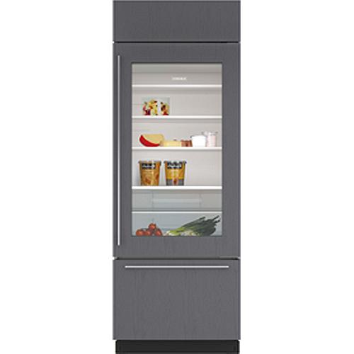 Sub-Zero 30-inch Built-in Bottom Freezer Refrigerator with Glass Door CL3050UG/O/R