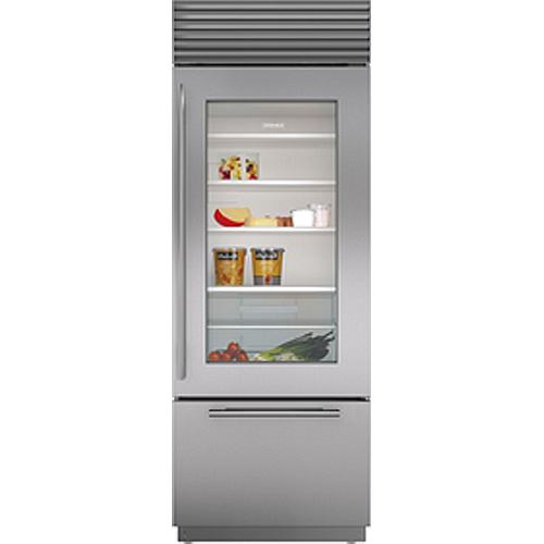 Sub-Zero 30-inch Built-in Bottom Freezer Refrigerator with Glass Door CL3050UG/S/P/R