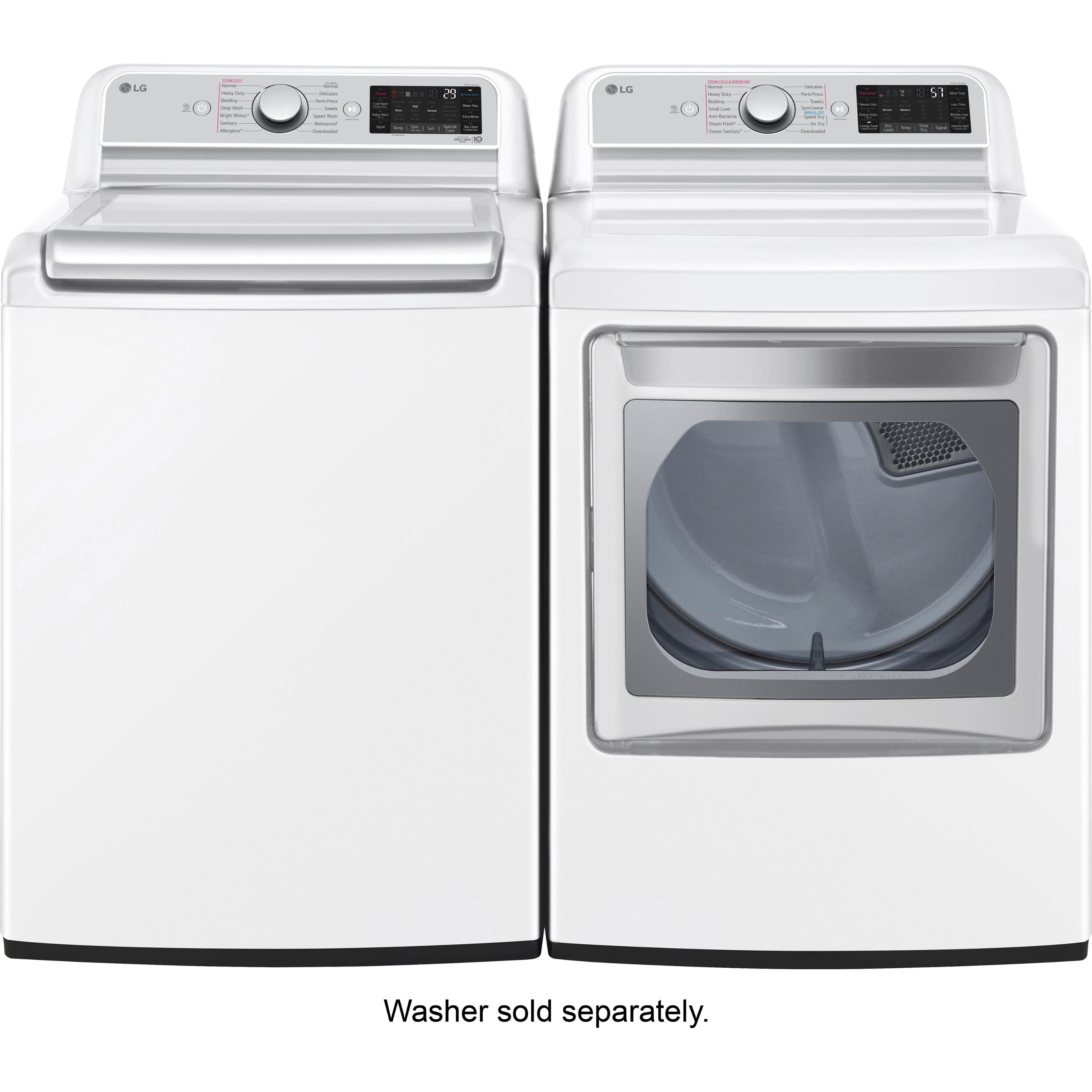 LG 7.3 cu. ft. Electric Dryer with TurboSteam? DLEX7900WE