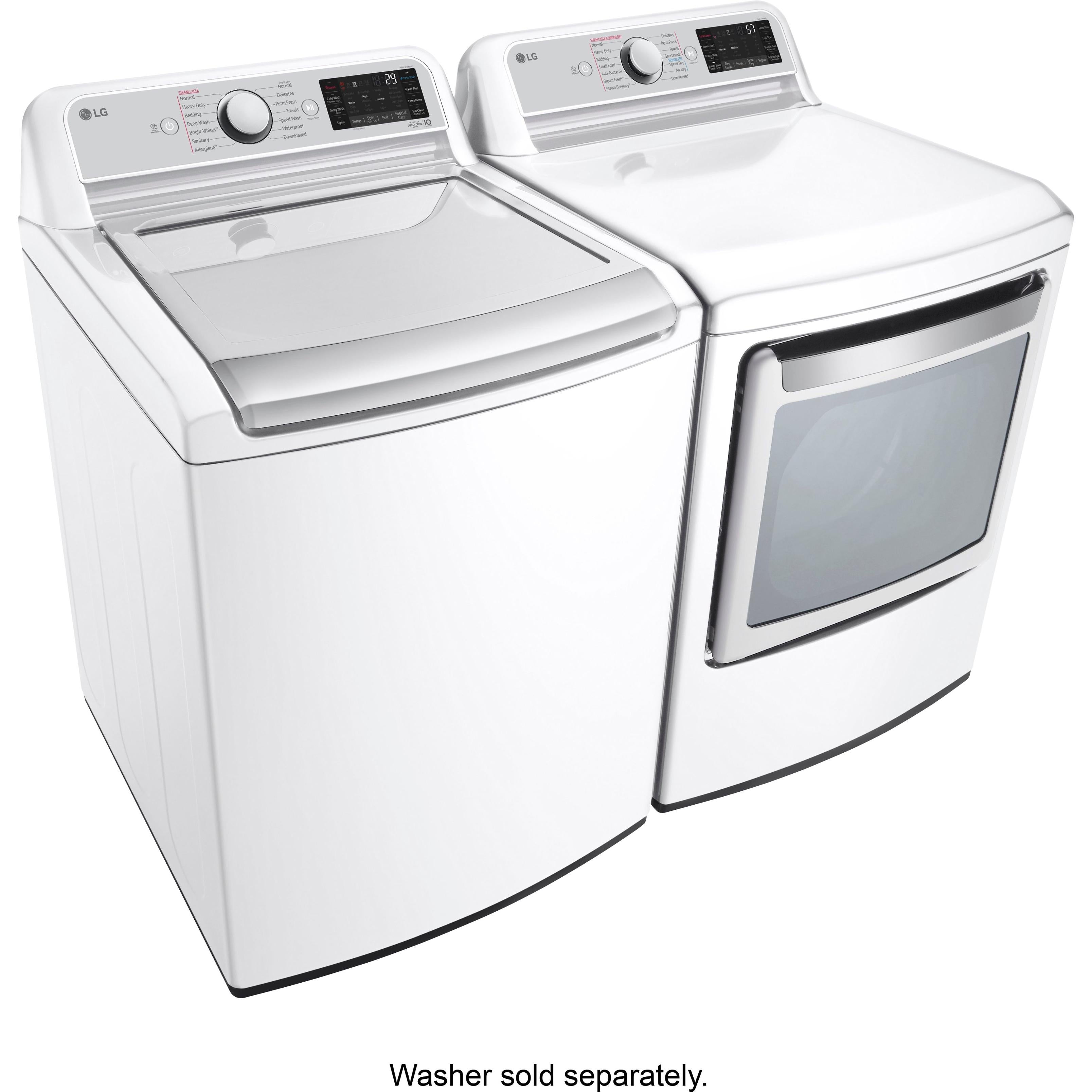 LG 7.3 cu. ft. Electric Dryer with TurboSteam? DLEX7900WE