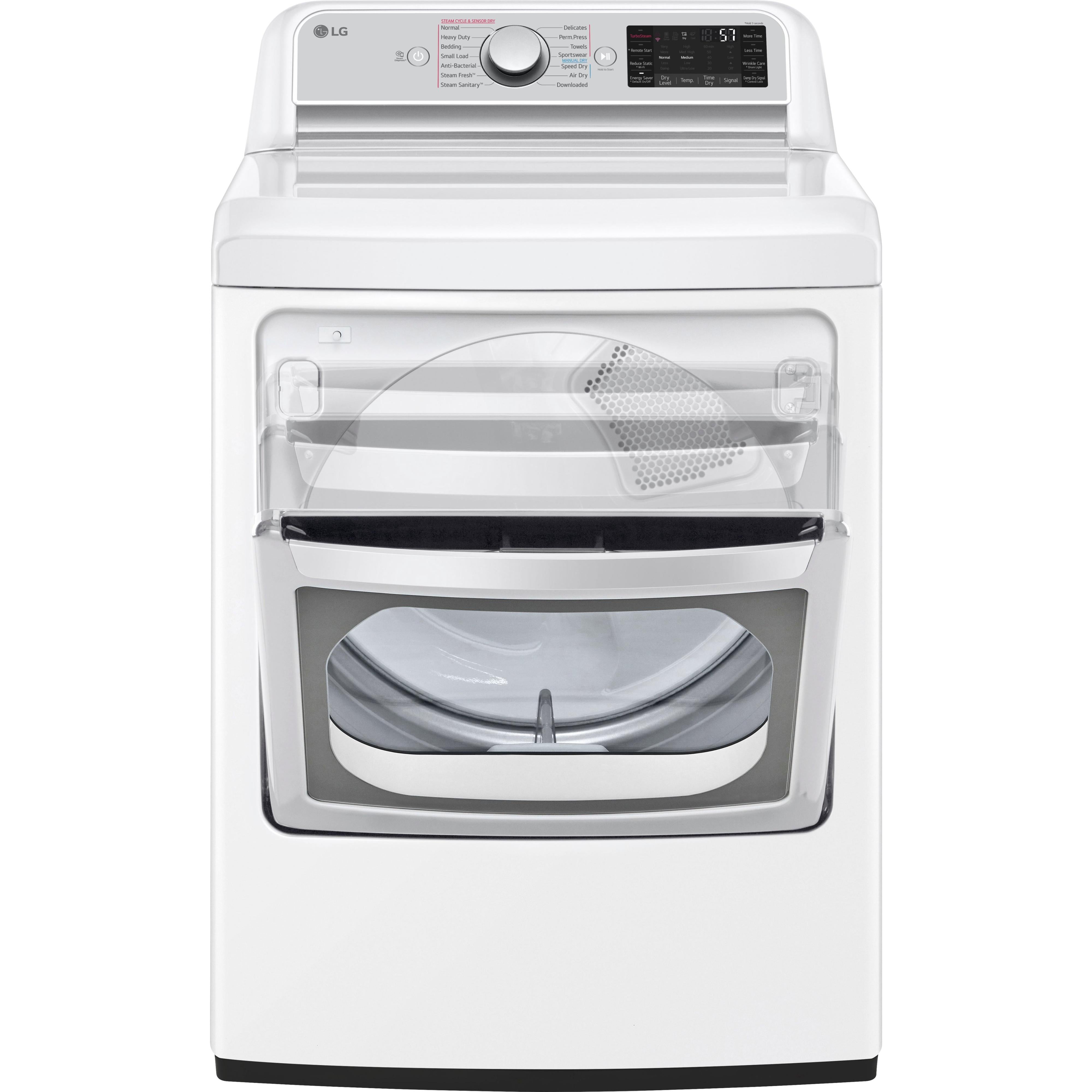 LG 7.3 cu. ft. Electric Dryer with TurboSteam? DLEX7900WE