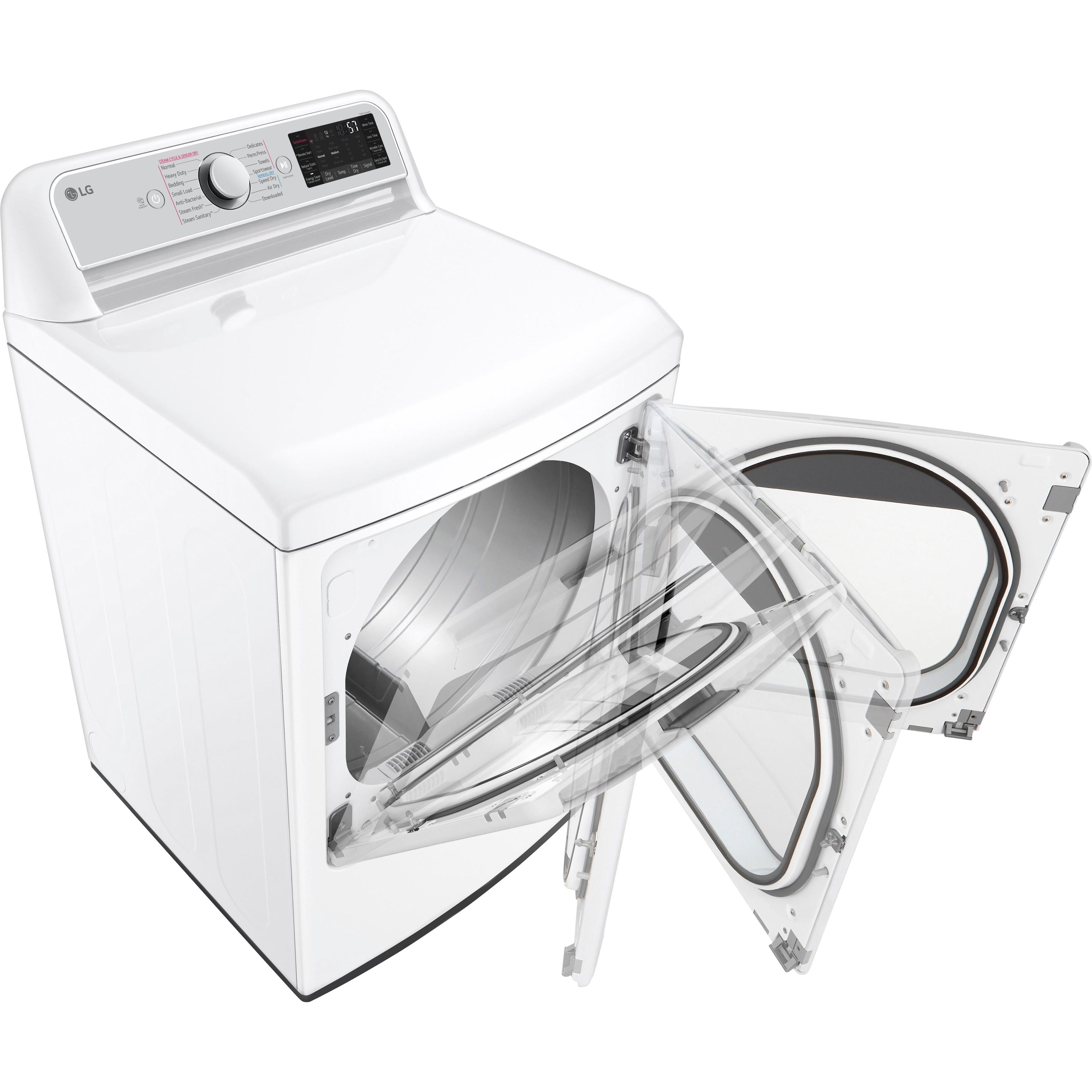 LG 7.3 cu. ft. Electric Dryer with TurboSteam? DLEX7900WE