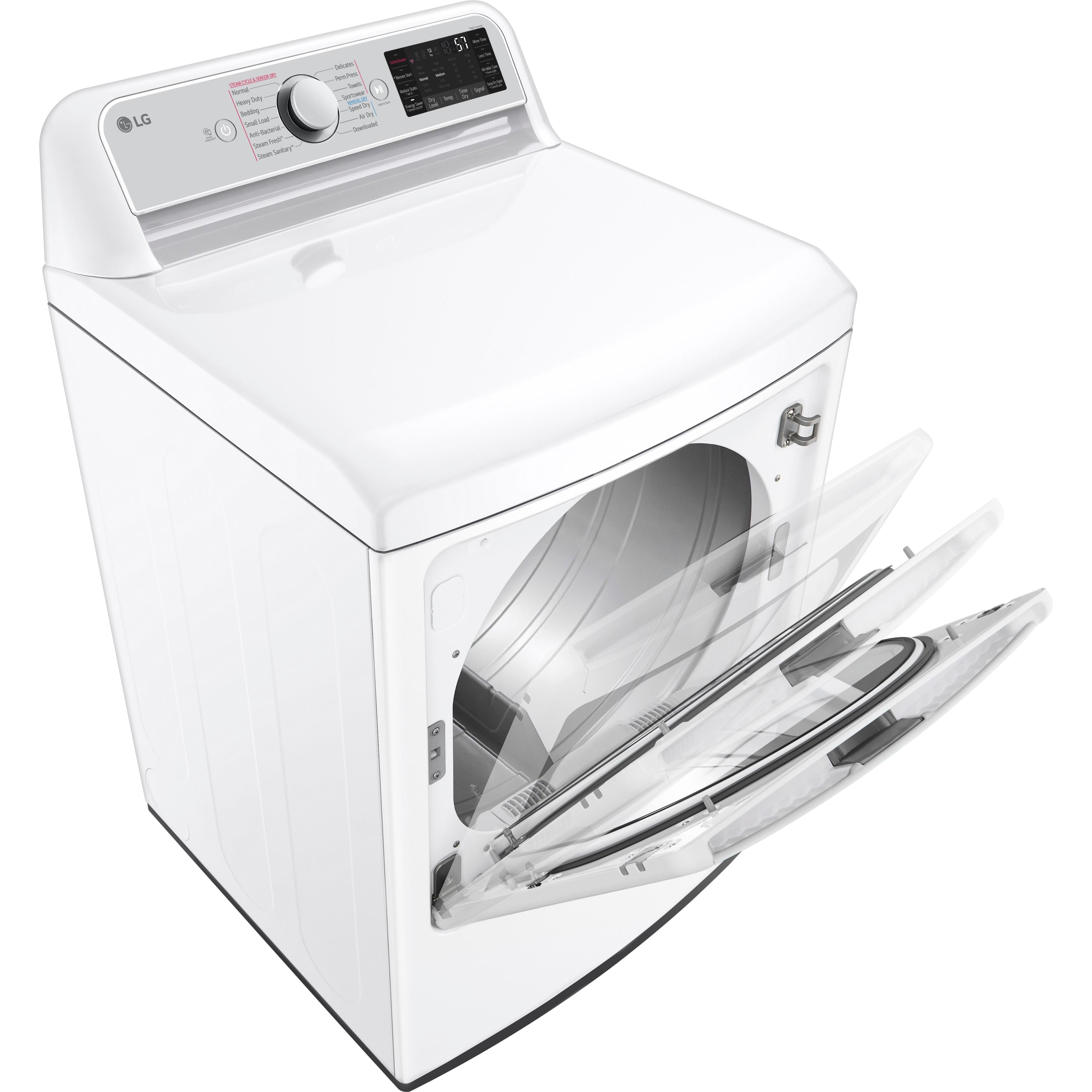 LG 7.3 cu. ft. Electric Dryer with TurboSteam? DLEX7900WE