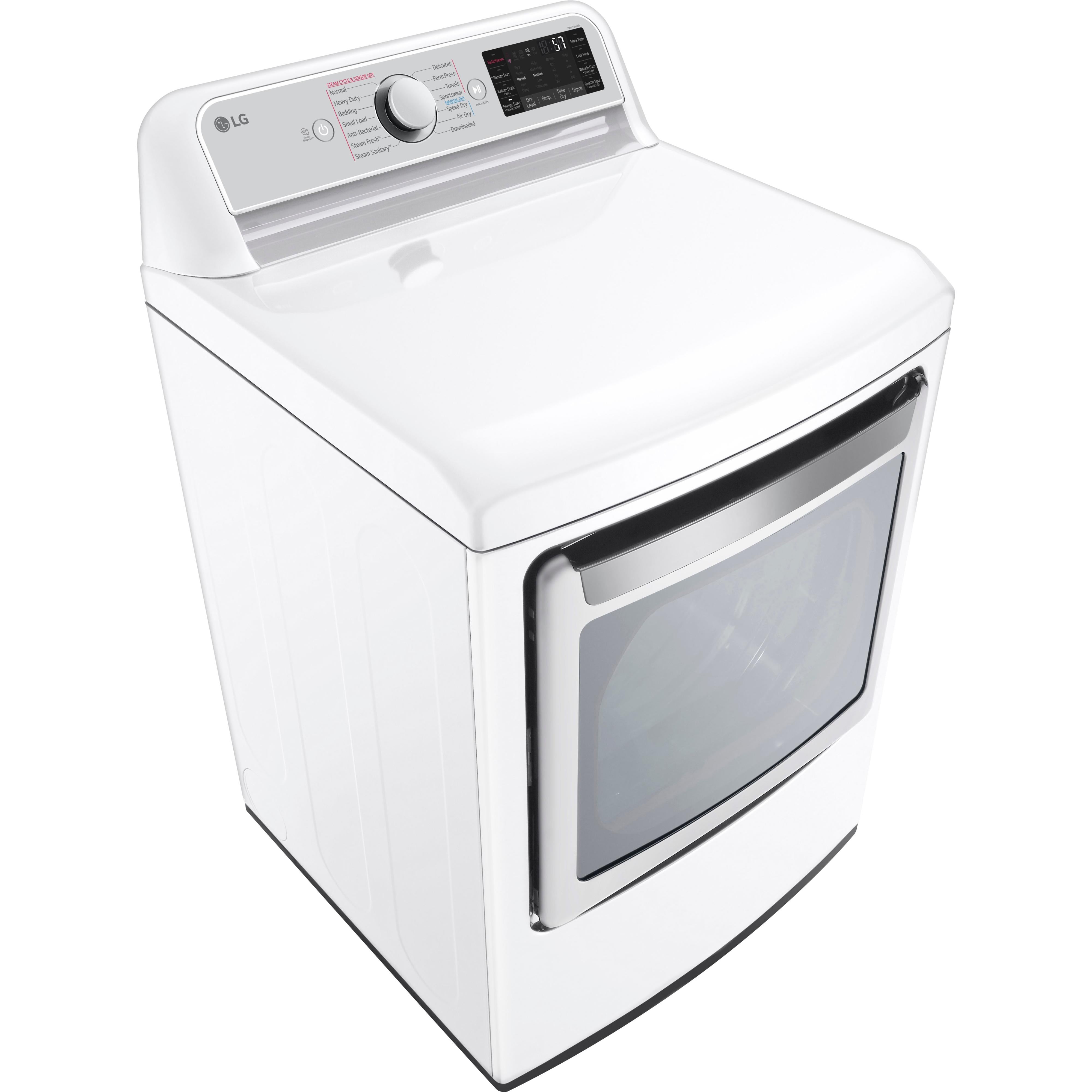 LG 7.3 cu. ft. Gas Dryer with TurboSteam? DLGX7901WE