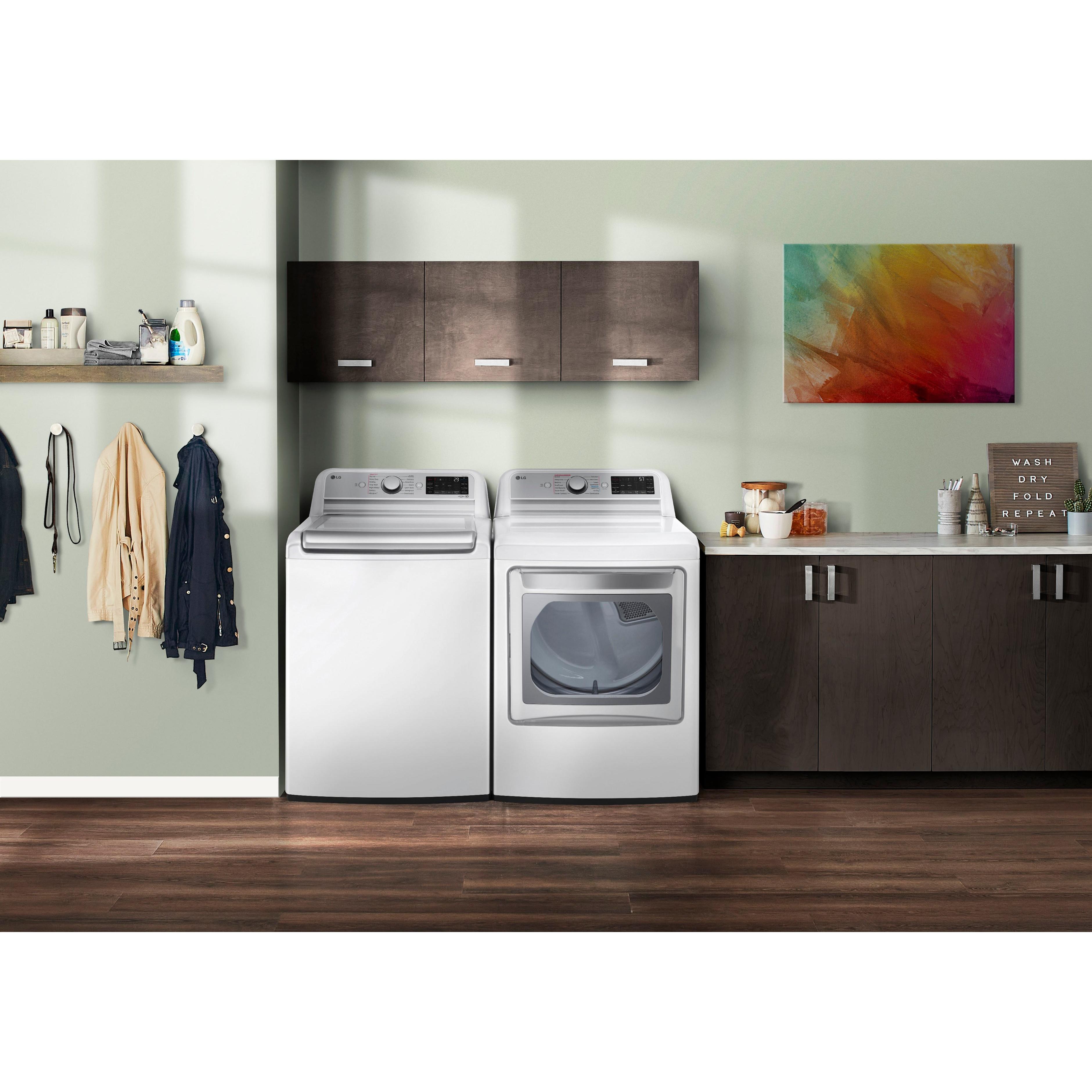 LG 7.3 cu. ft. Gas Dryer with TurboSteam? DLGX7901WE