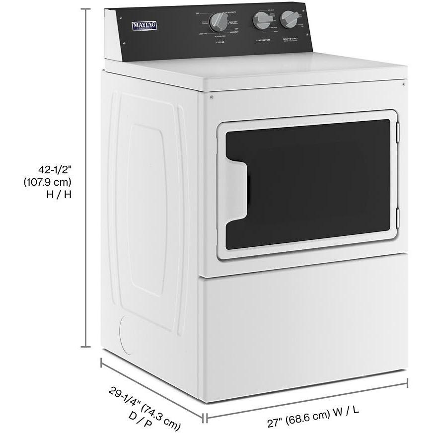 Maytag Commercial Laundry 7.4 cu. ft. Gas Dryer with Intellidry? Sensor MGDP586KW