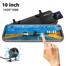 Load image into Gallery viewer, Front and Rear Dual Recording Rear View Mirror Dash Cam

