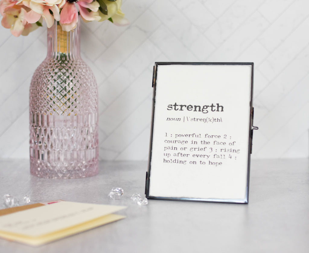 Strength definition print