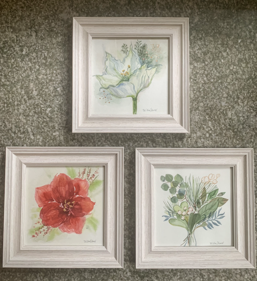 Patricia Shaw flower watercolor art