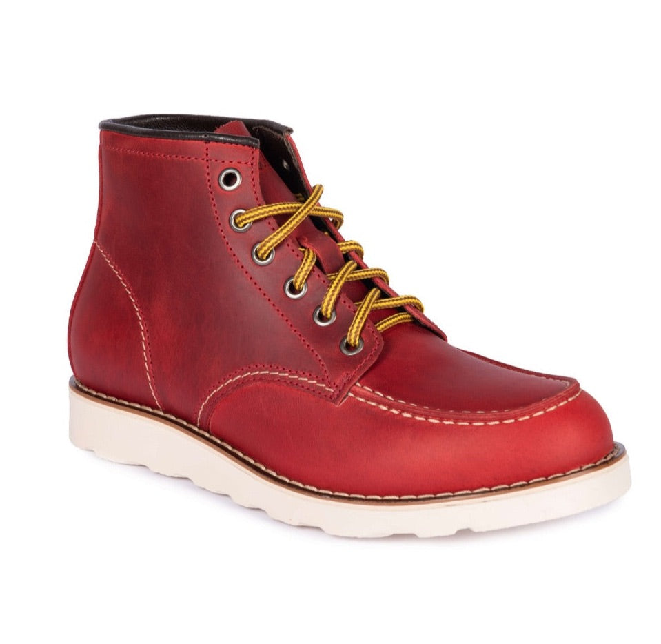 Vintage red leather boots – MITCHUMM Industries