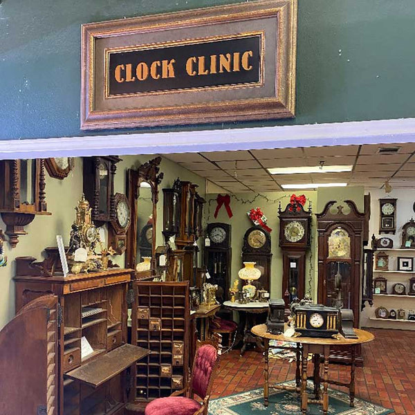 Mark's Clock Clinic at Forestwood Antiue Mall