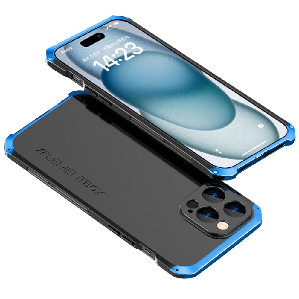 ELEMENT BOX Shockproof case for iPhone 15 Pro Max - Black / Blue