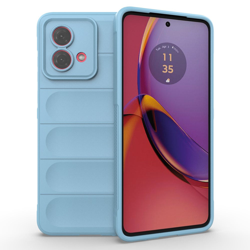 Soft gripformed cover for Motorola Moto G84 - Baby Blue