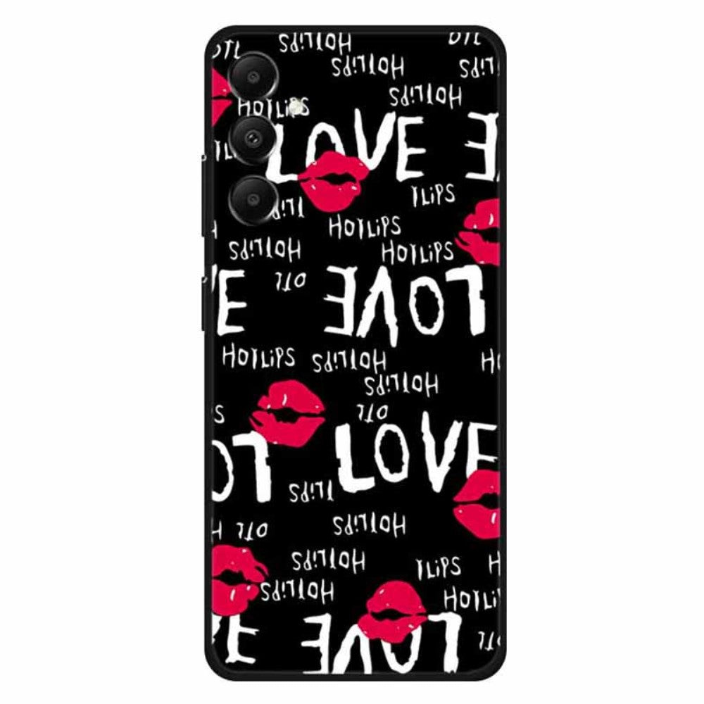 Imagine Samsung Galaxy A05s cover - Red Lips