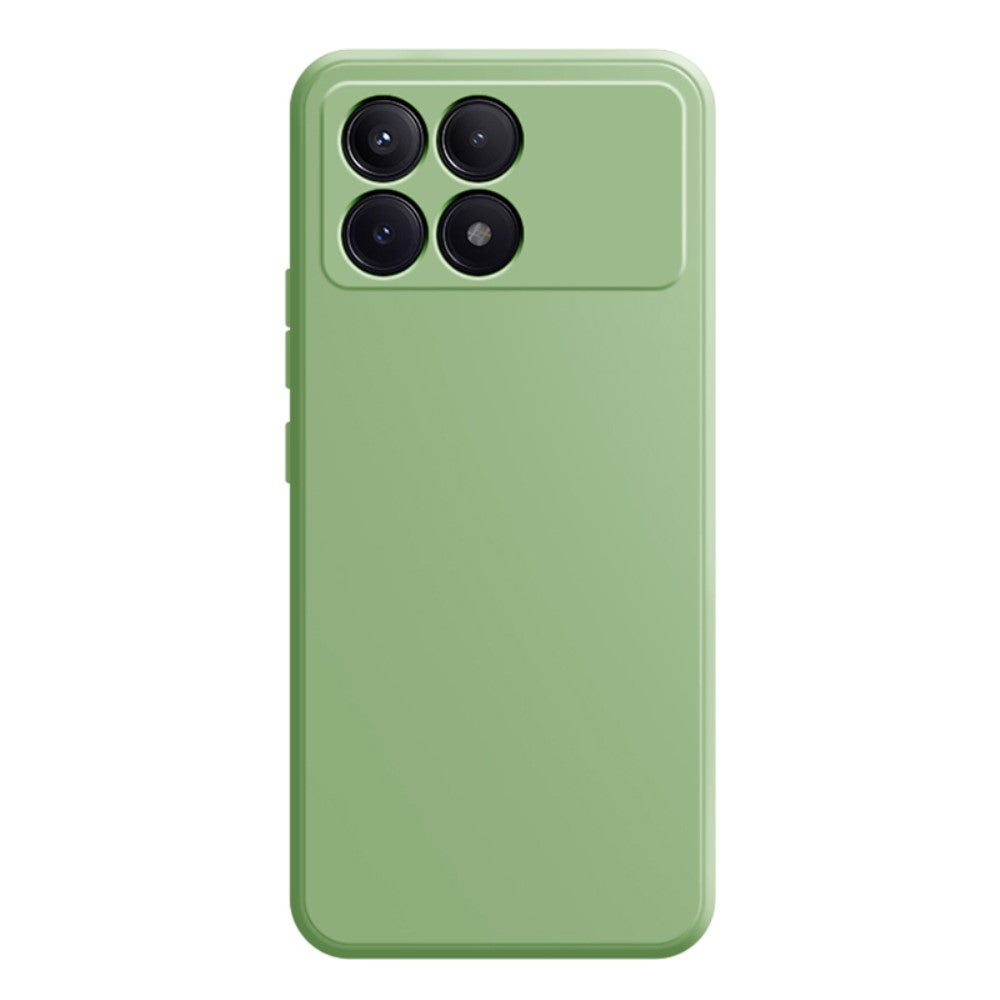 Microfiber lined soft rubber Xiaomi Redmi K70E cover - Matcha Green